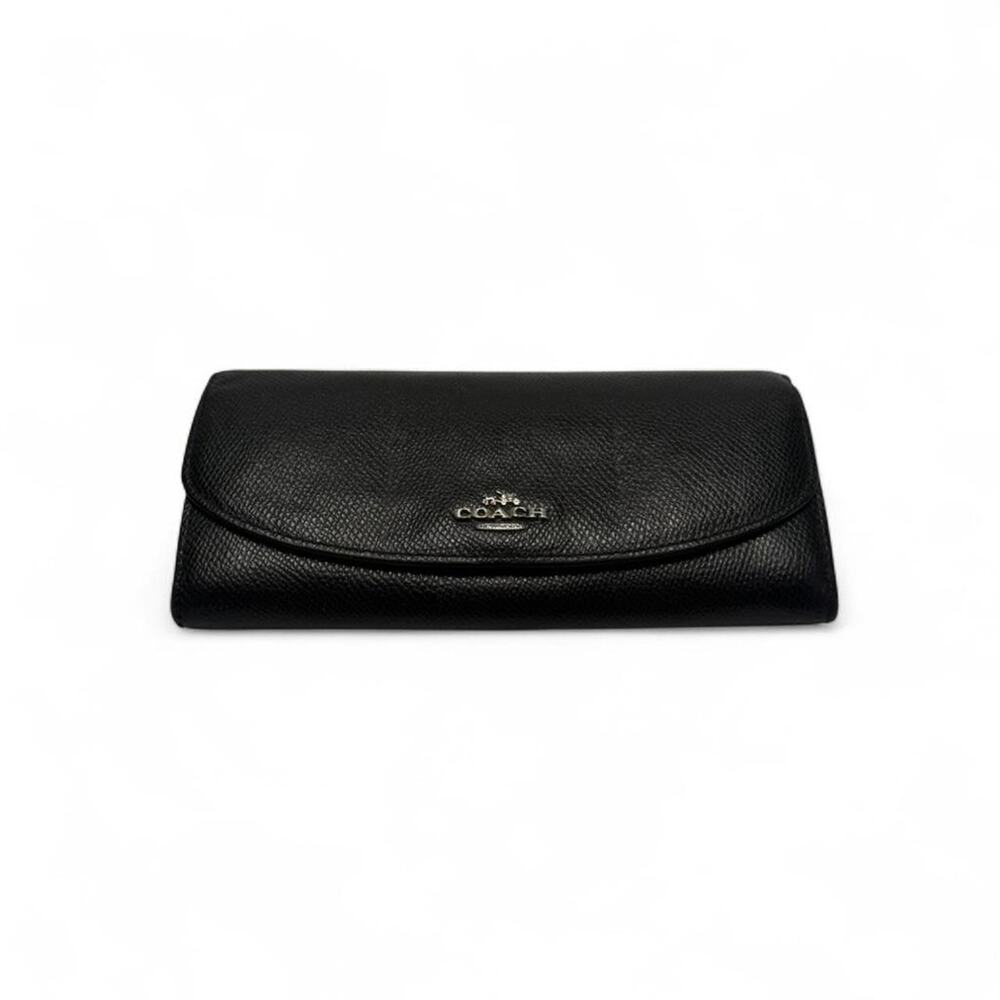 Coach Vintage Wallet Black Leather  Perfect Condition On Outside